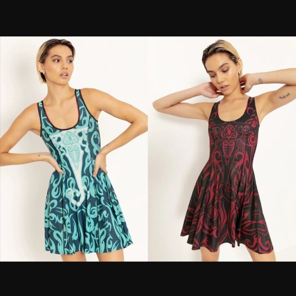 Blackmilk x Avatar Legend of Korra Ravaa Vs Vaatu Inside Out Dress IOD